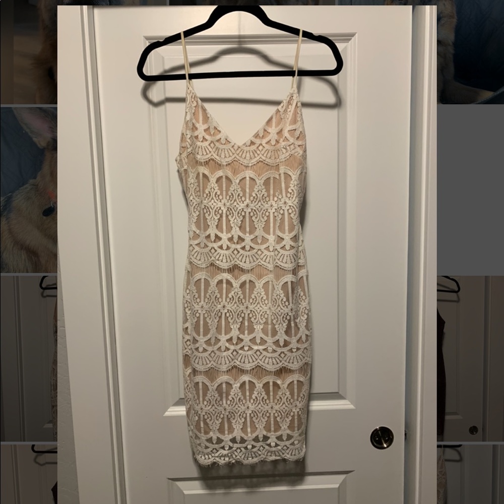 White/Cream Lace Dress